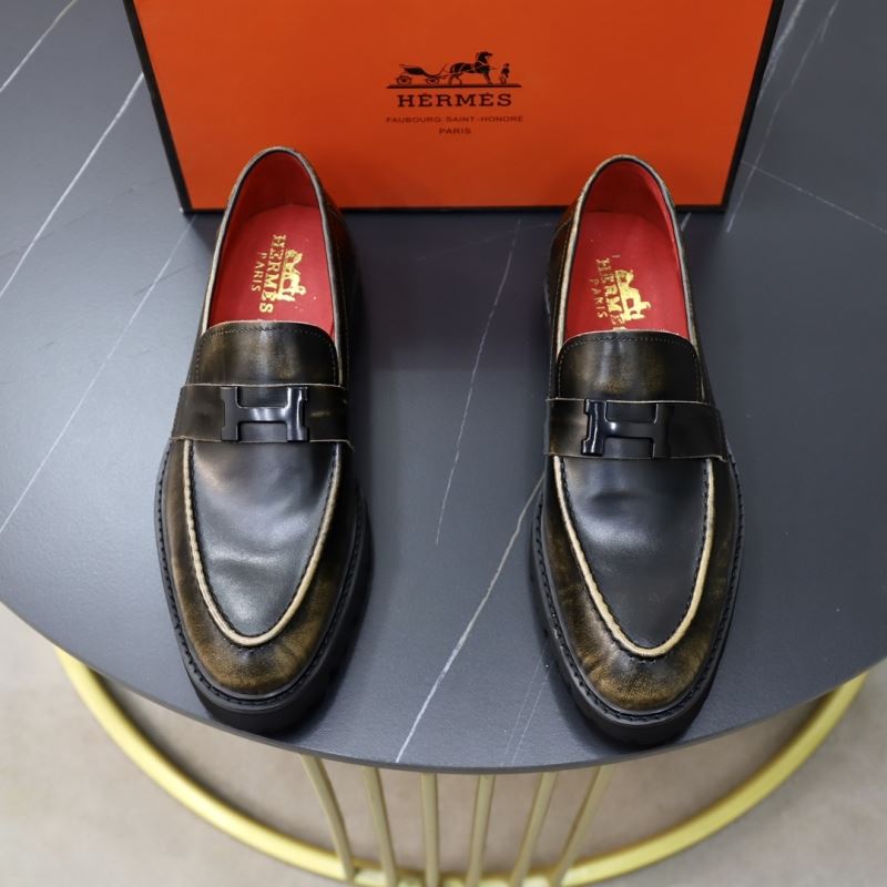 H**mes leather shoes